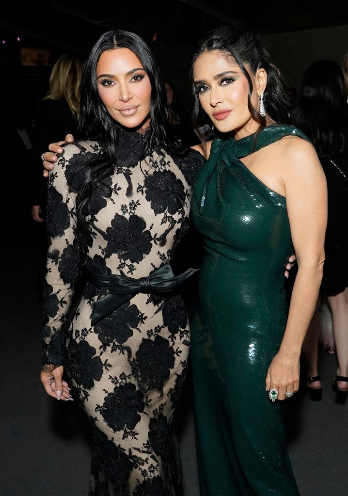  Kim Kardashian and Salma Hayek Pinault 
