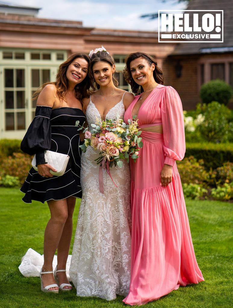 Kym Marsh poses with her daughter, bride Emilie Cunliffe