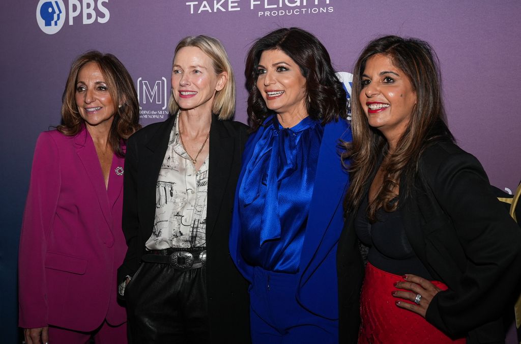 Tamsen is seen here at the New York screening of The M Factor: Shredding The Silence On Menopause" wit Joanna Lamarca Mathisen, Naomi Watts and HerMD's Dr. Somi Javaid 