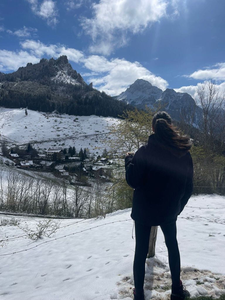 mountain hike in france