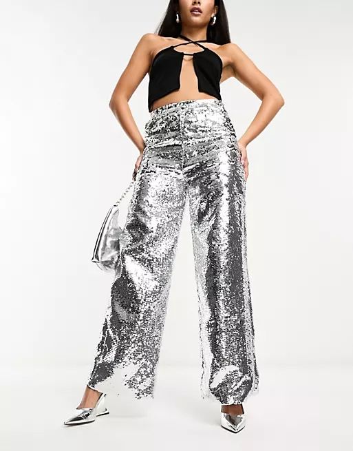 Women's sequin trousers | Ella and Cherry | Made in Italy
