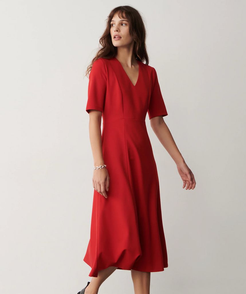 Marks & Spencer red dress