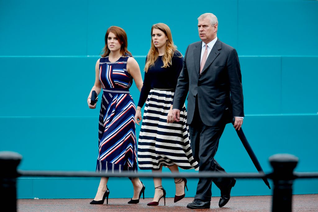 Eugenie and Beatrice's father Prince Andrew announced on Oct 17. that he will "no longer use my title or the honours which have been conferred upon me"