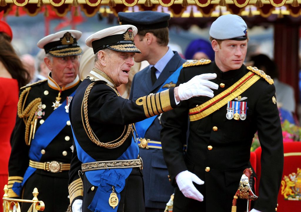  The royals at the Diamond Jubilee Pageant 
