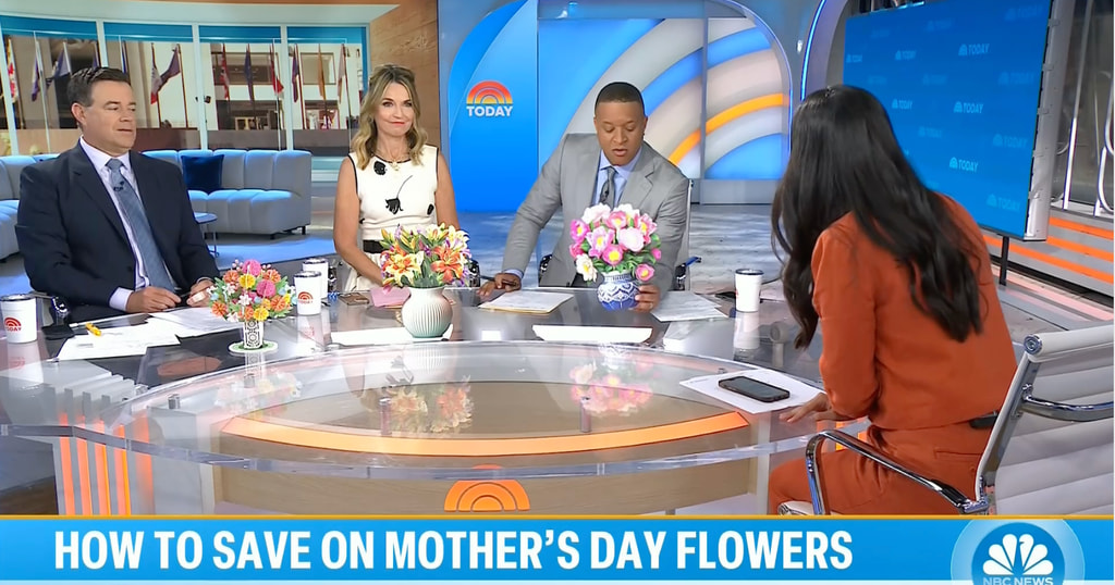 Craig Melvin was not impressed with the idea of paper flowers 