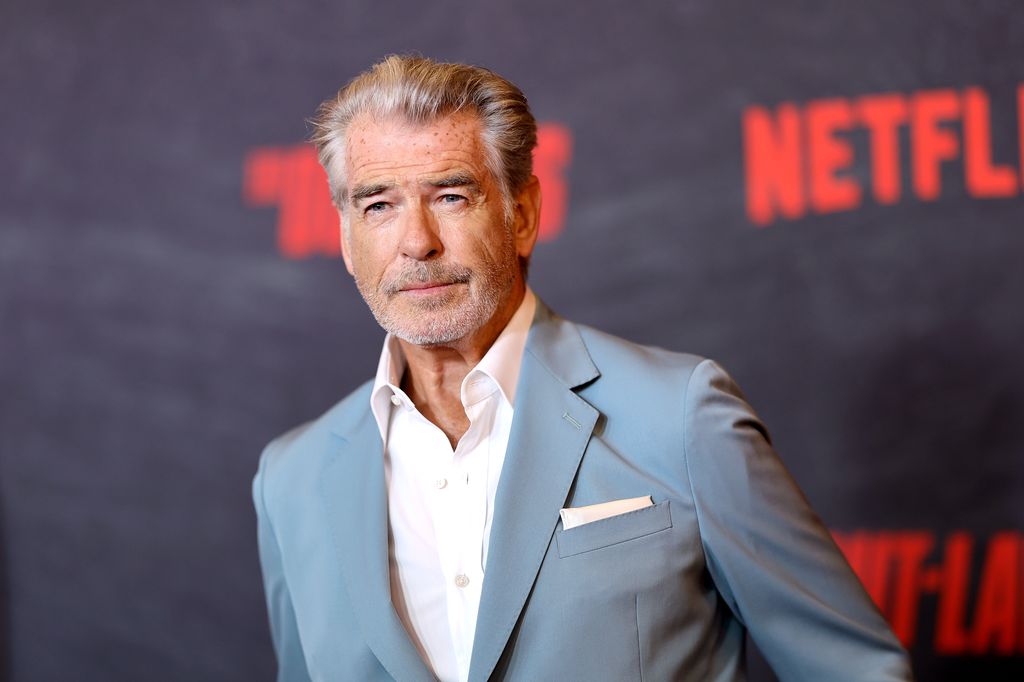 Pierce Brosnan attends the Los Angeles Premiere Of Netflix's "The Out-Laws" at Regal LA Live on June 26, 2023 in Los Angeles, California