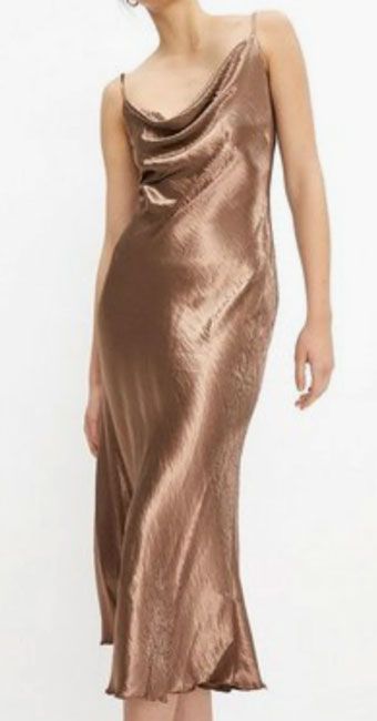 coast bronze slip dress sale clearance