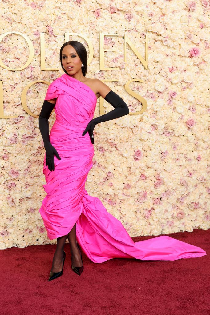 Kerry Washington attends the 82nd Annual Golden Globe Awards at The Beverly Hilton on January 05, 2025 in Beverly Hills, California