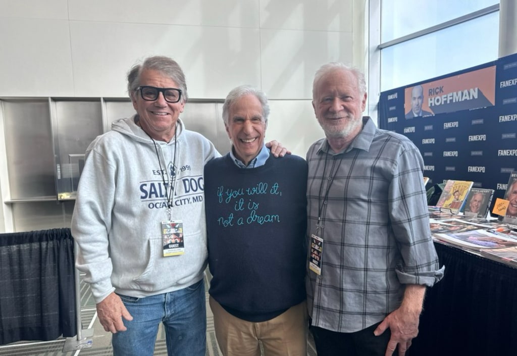 Don Most, Henry Winkler, and Anson Williams delighted fans on social media