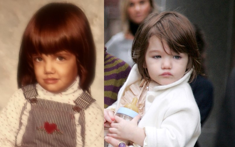 Katie Holmes and Suri Cruise look just like each other