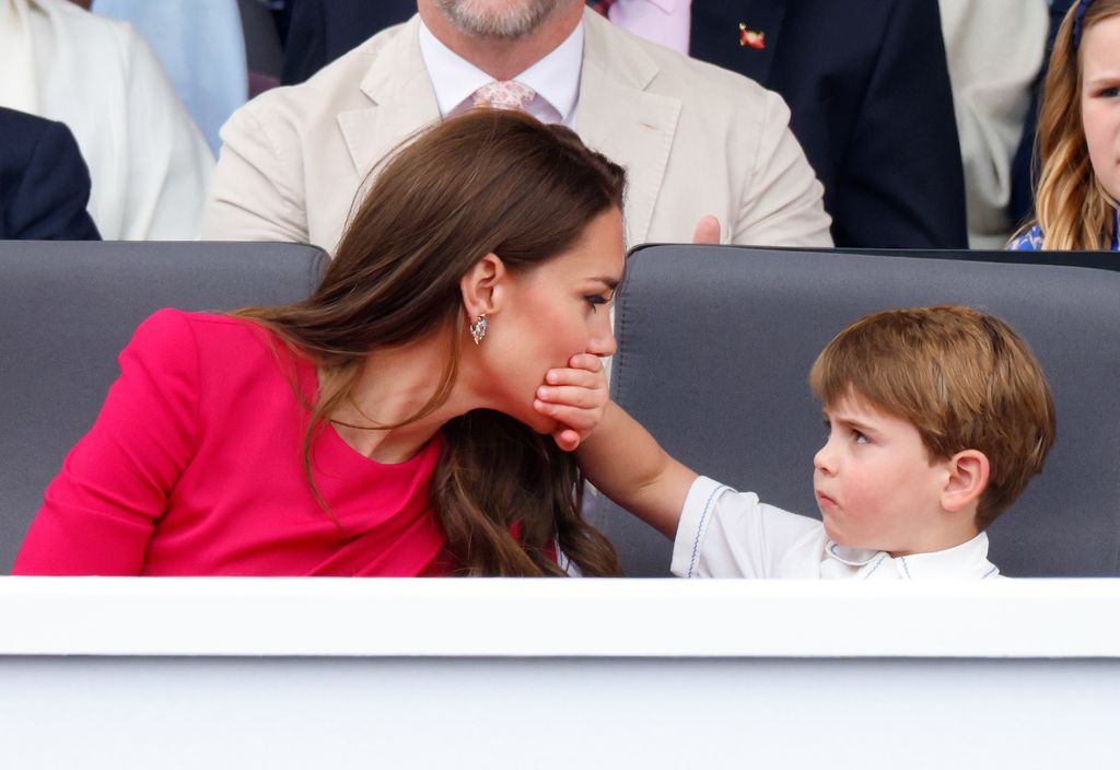 Princess Kate with Prince Louis