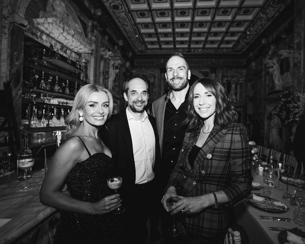 Katherine Jenkins with Alex Jones