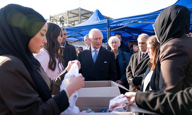 King Charles meets West London Turkish Volunteers in Hounslow