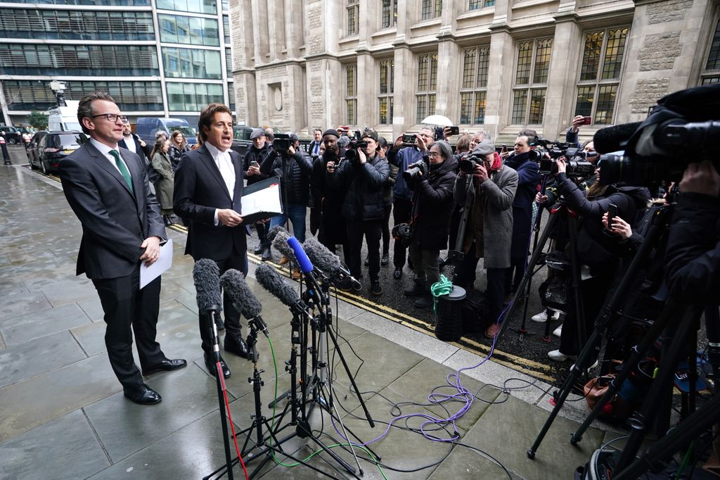 Harry's barrister David Sherborne reads statement on behalf of the Duke outside court on Friday