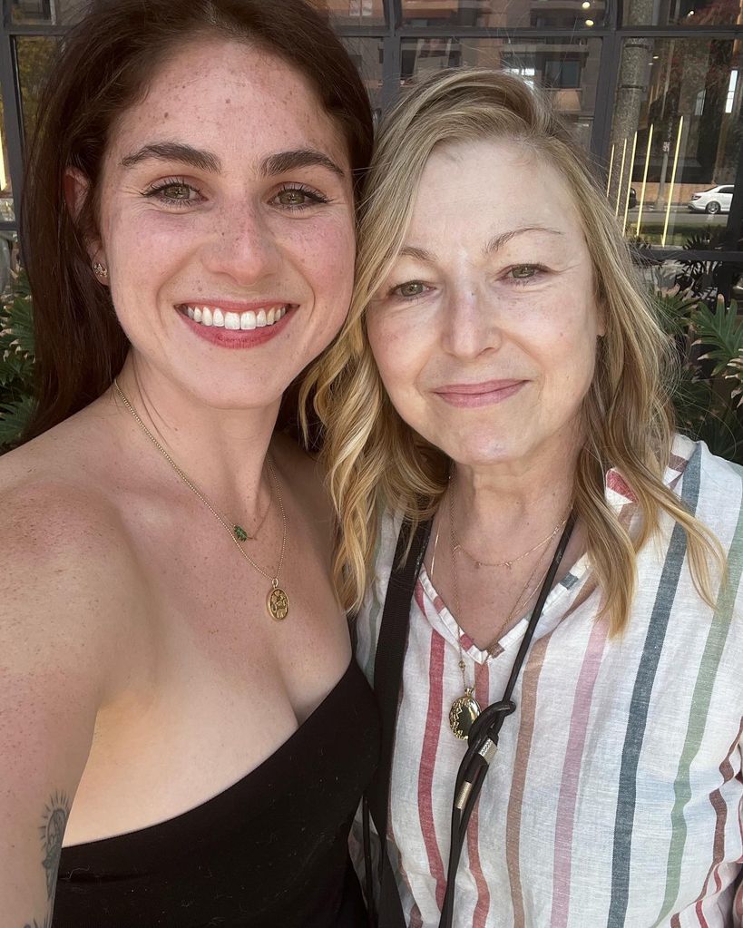 Emily McEnroe selfie with tatum oneal