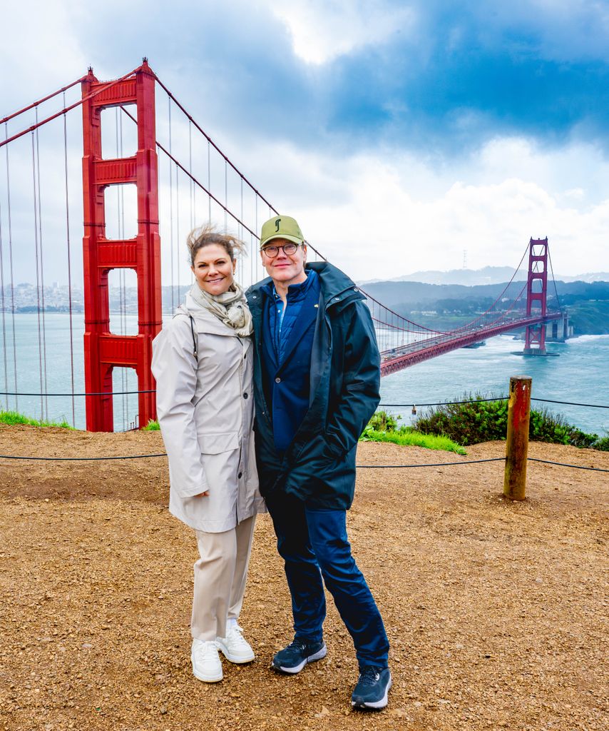 Crown Princess Victoria and Prince Daniel visit San Francisc