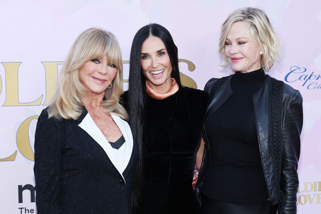 Goldie Hawn, Demi Moore and Melanie Griffith attend the 20th anniversary celebration of the Goldie Hawn Foundation and MindUP Gala 