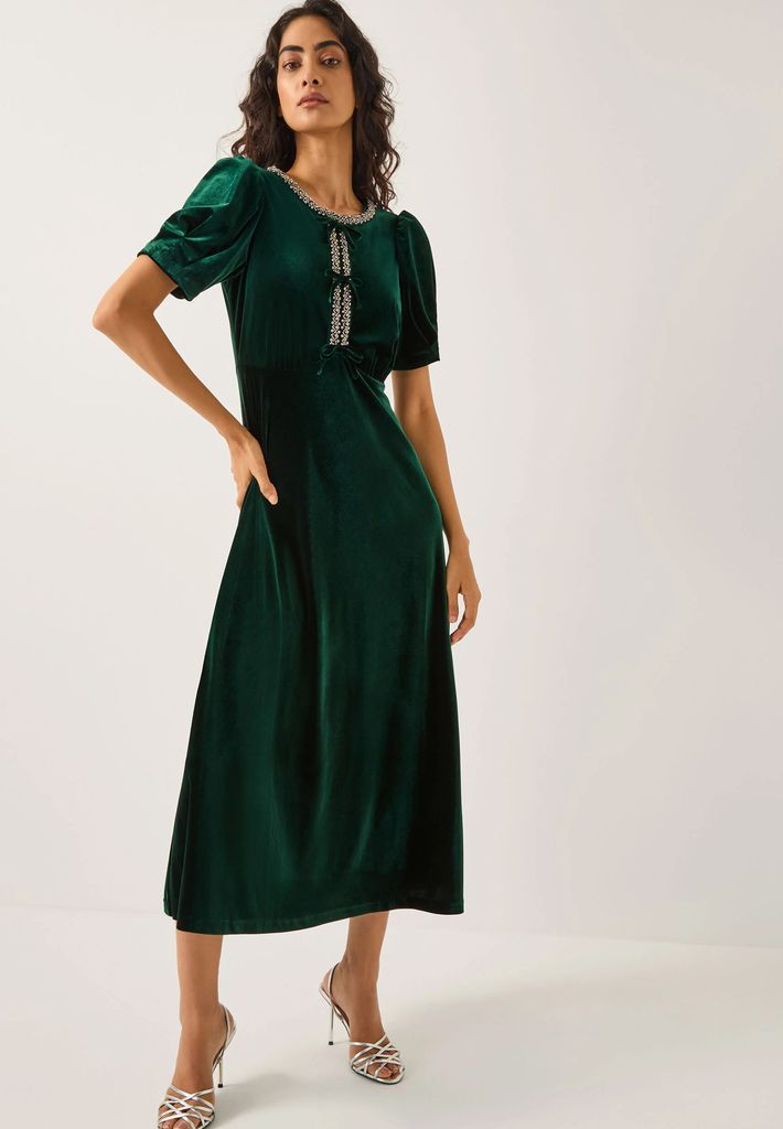 Monsoon green dress