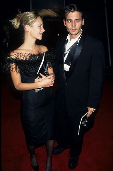 Kate Moss and Johnny Depp Frank Sinatra 80th birthday celebration