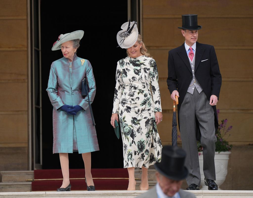 The Princess Royal, Duchess of Edinburgh, and Duke of Edinburgh attend a Royal Garden Party at Buckingham Palace