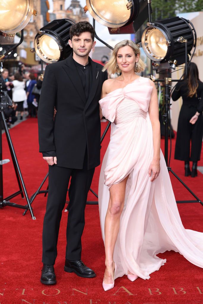 Laura Carmichael and Michael C. Fox on the red carpet in 2022