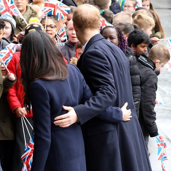 prince harry and meghan hands
