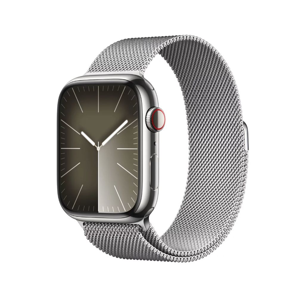 Apple Watch Series 9 GPS + Cellular, 45mm, Stainless Steel Case