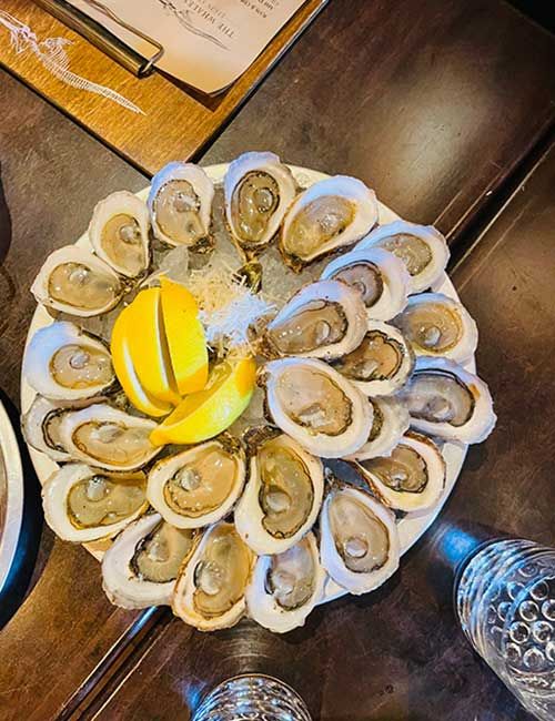 oysters whalesbone