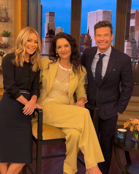 katie holmes on live with kelly and ryan