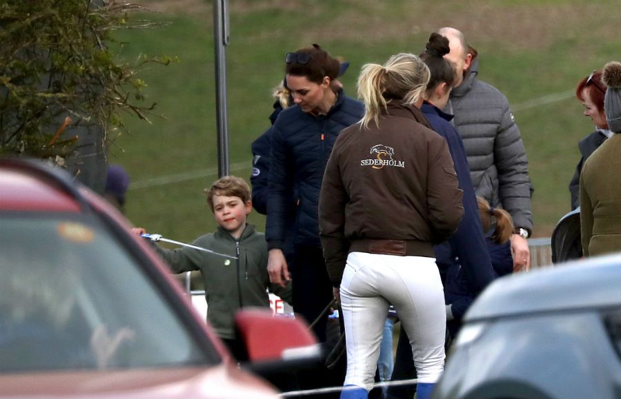 kate middleton prince george horse trials