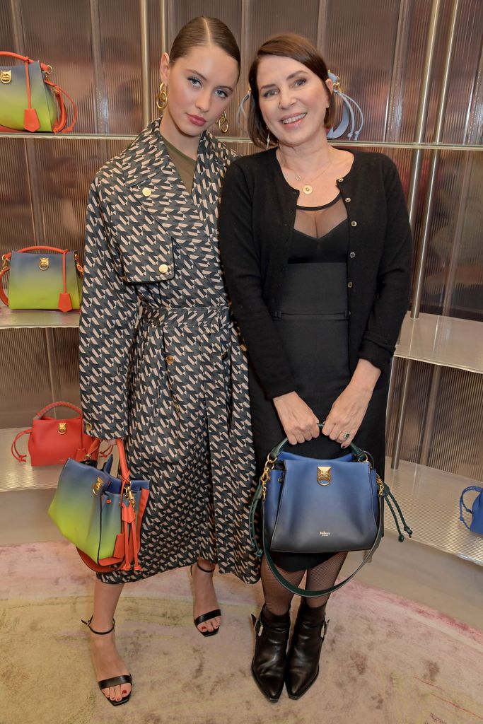 Iris Law and Sadie Frost attend the launch event of Mulberry's 'Iris for Iris' capsule collection designed by Iris Law