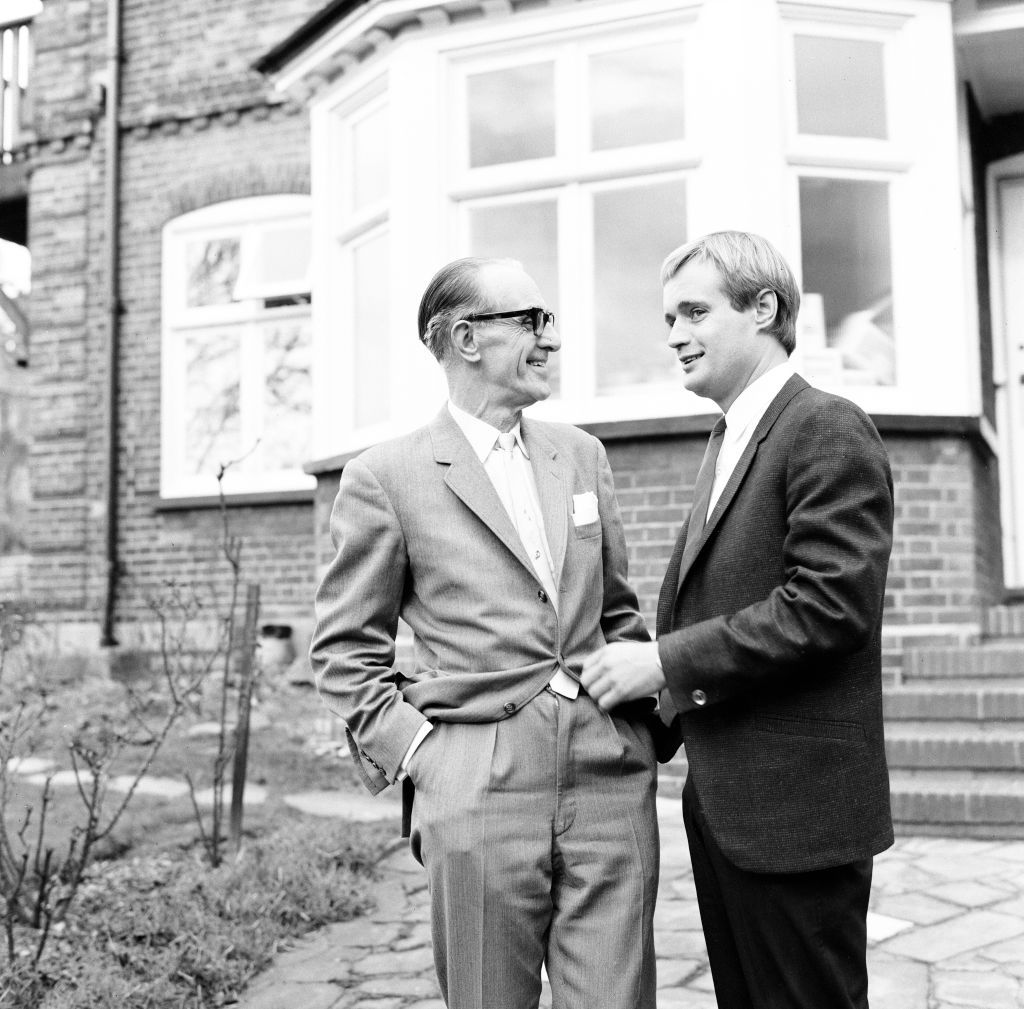 David McCallum Jr pictured with his father, David Sr, in 1966