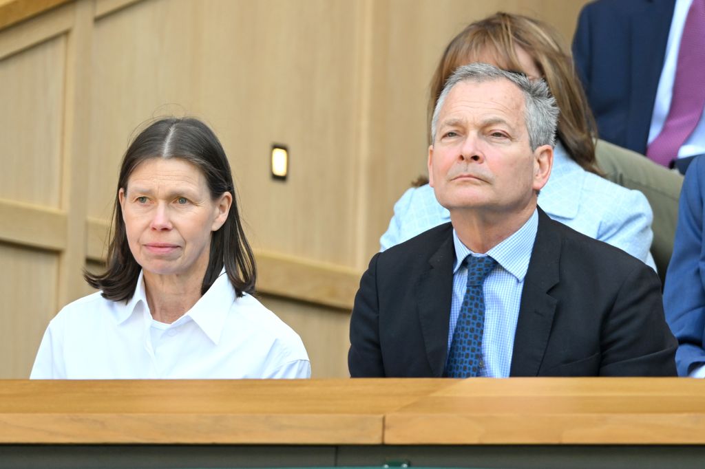 Lady Sarah Chatto and Daniel Chatto in the royal box
