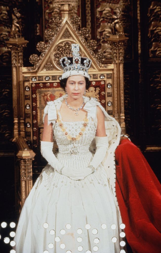 Queen Elizabeth on her 40th birthday