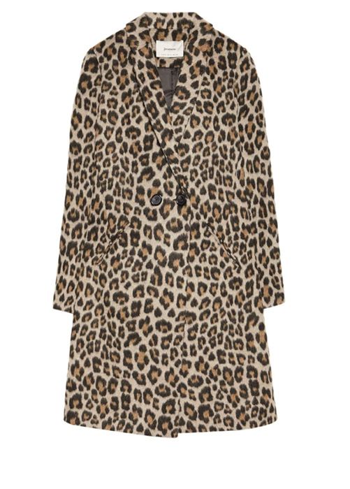 leopard print coat