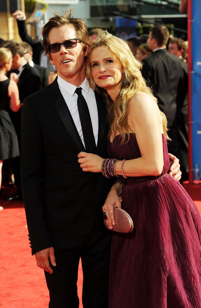 Kevin Bacon and wife actress Kyra Sedgwick look glamorous on the red carpet