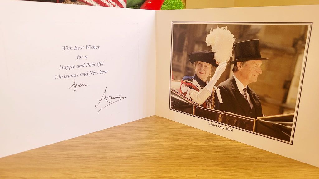 Princess Anne's 2024 Christmas card