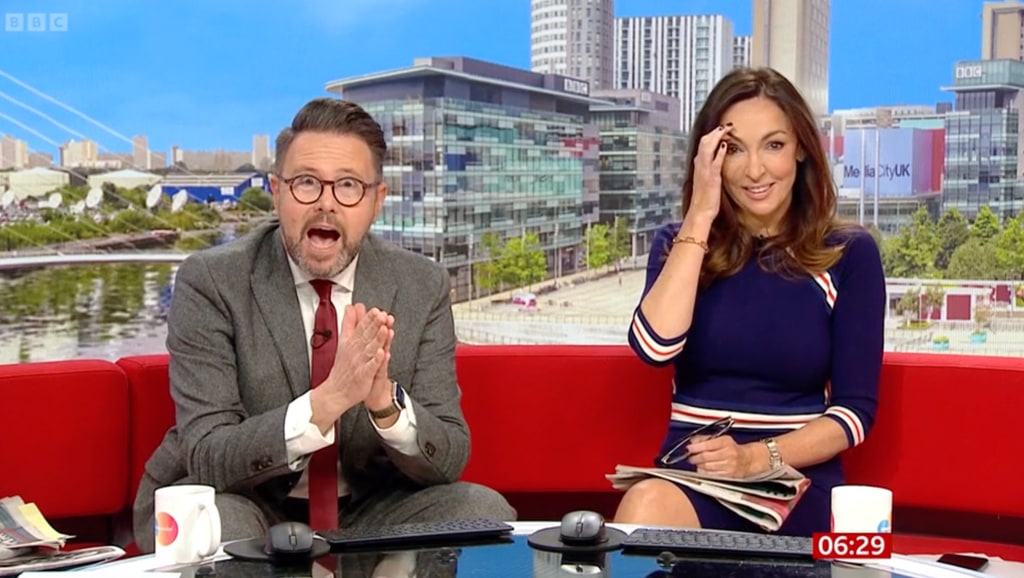 Sally Nugent and Jon Kay on BBC Breakfats