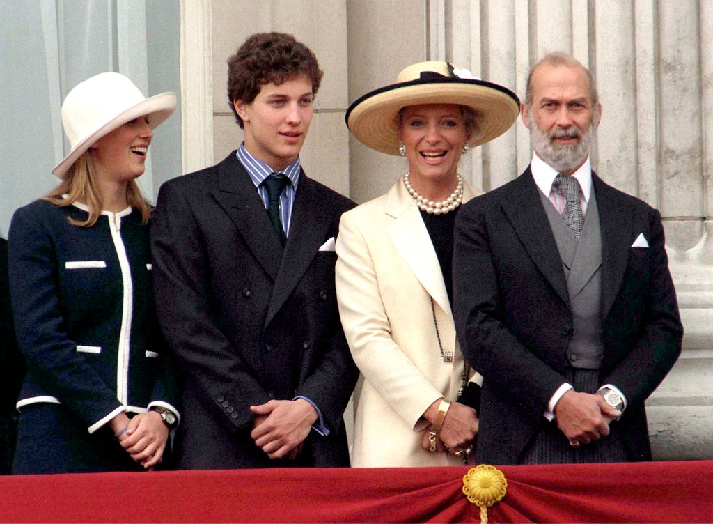 Prince And Princess Michael Of Kent With Their Children Lady Gabriella Windsor And Lord Frederick Windsor At Trooping The Colour