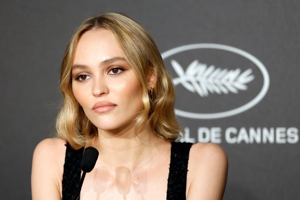 Lily-Rose Depp at the Idol press conference