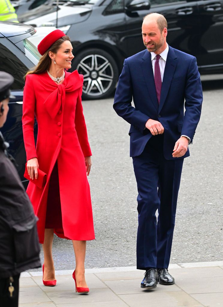 Catherine Princess of Wales dan Pangeran William Commonwealth Day of Celebration di Westminster Abbey