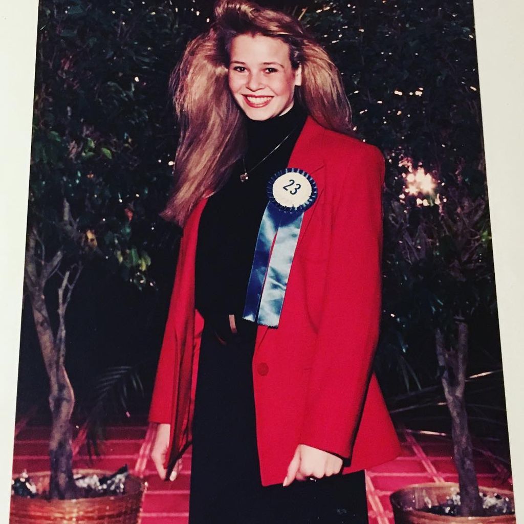 chelsea handler as a teenager in miss teen new jersey