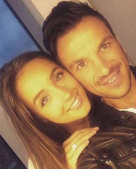 Peter Andre and Emily MacDonagh selfie