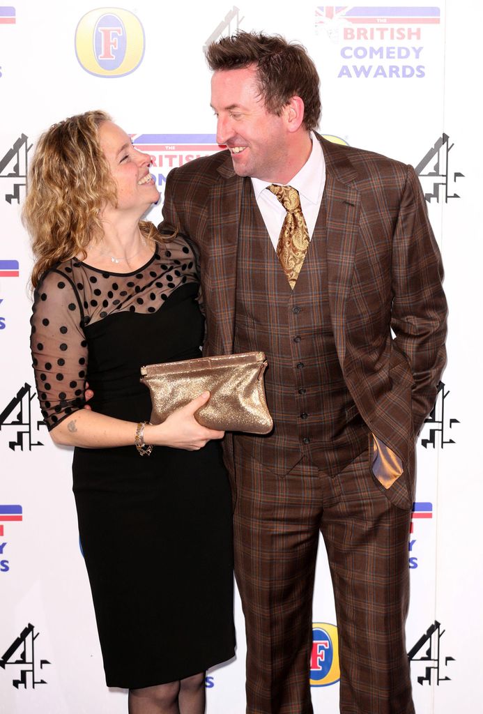 Lee Mack and his wife Tara attend the British Comedy Awards at Fountain Studios in Wembley, north London.