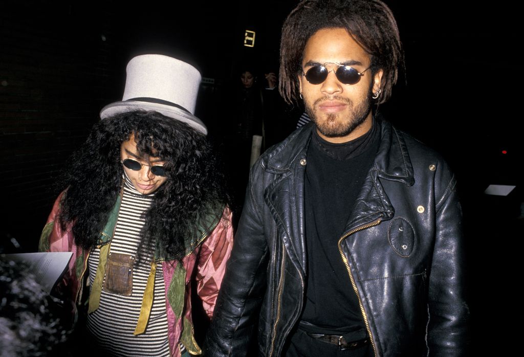 Lisa Bonet and Lenny Kravitz in 1988