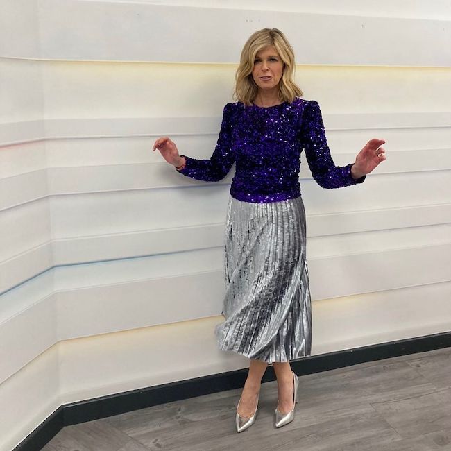 kate garraway sparkle outfit