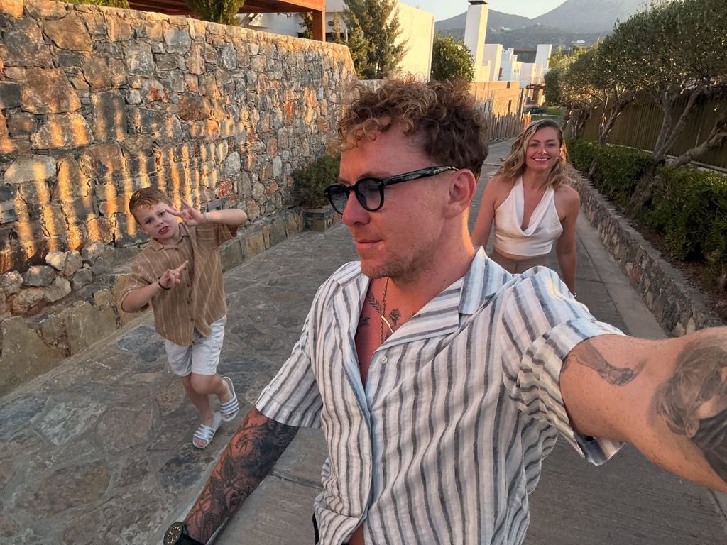 The family on holiday