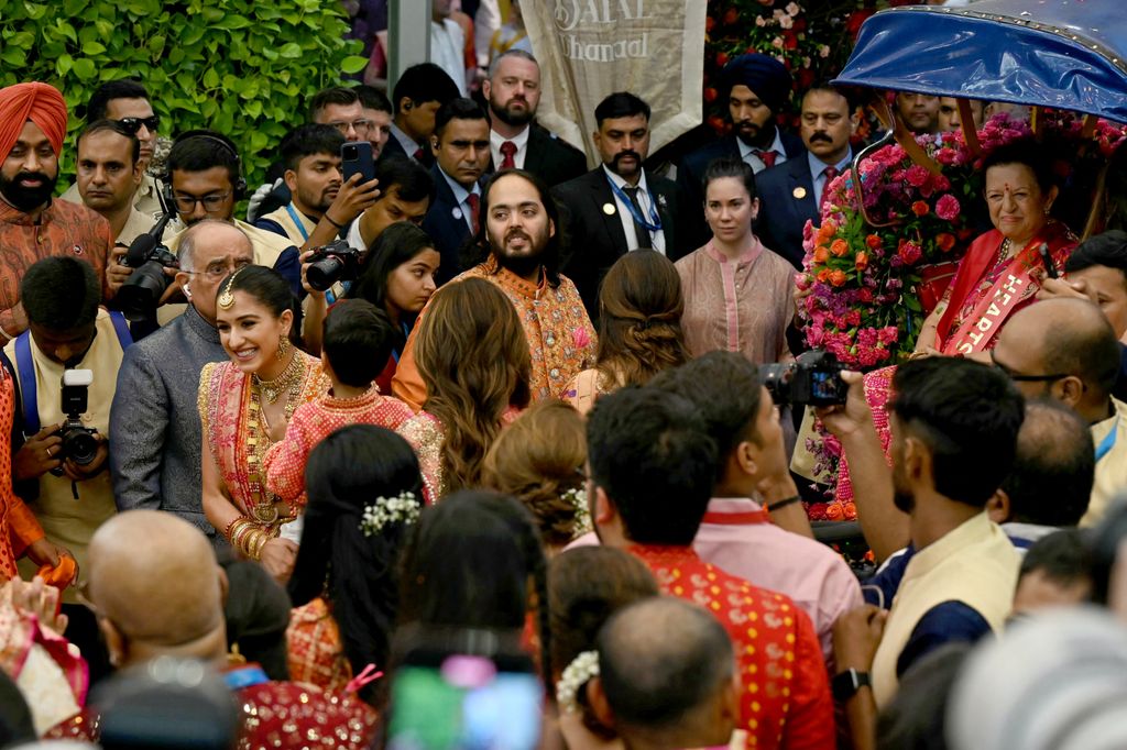 The Ambani's wedding guests at pre-party