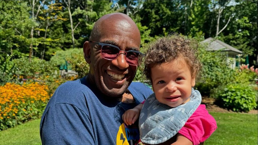 Al with his baby granddaughter Sky