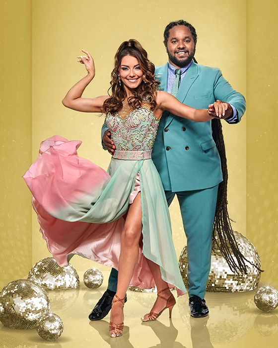 Jowita and Hamza posing for the Strictly promo photos